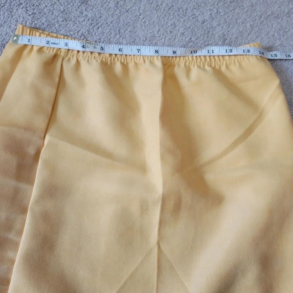 Soft Lemon Yellow Mini Skirt – Fresh & Feminine